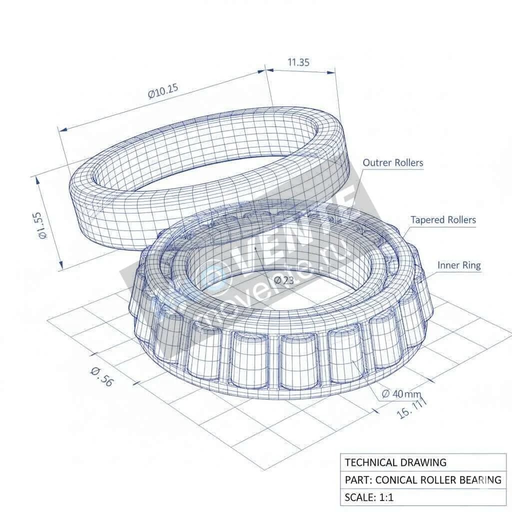 Подшипник Z-549030.01.TR1 FAG GERMANY - Image 1