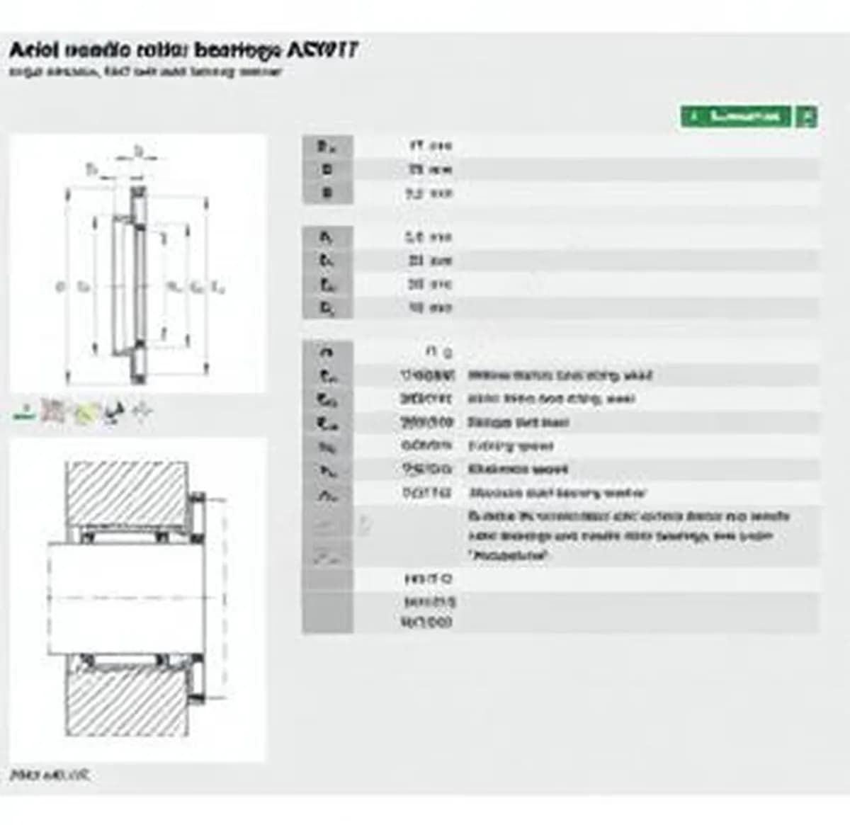 INA AXW17-INA - Image 1