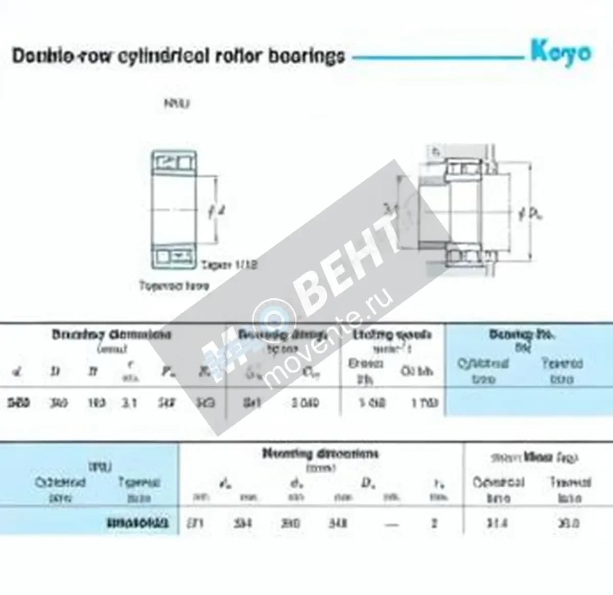 JTEKT NNU4952K-JTEKT - Image 1