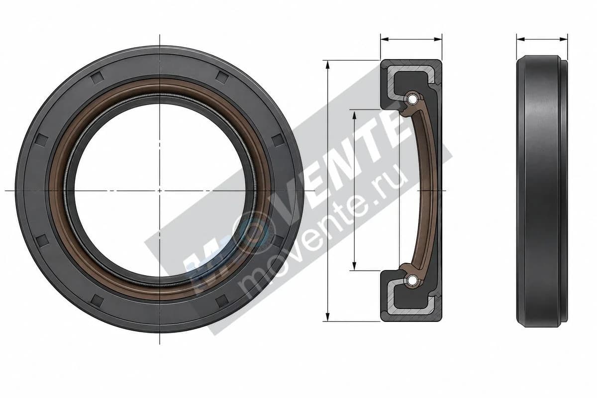 Сальник ZGAQ-00215 HYUNDAI - Image 1