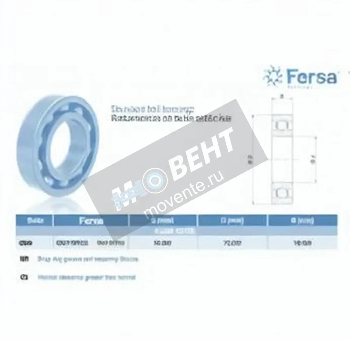 ASFERSA 6306-NR-C3-ASFERSA - Image 1