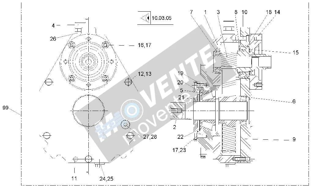 9551100720 подшипник Vögele - Image 1