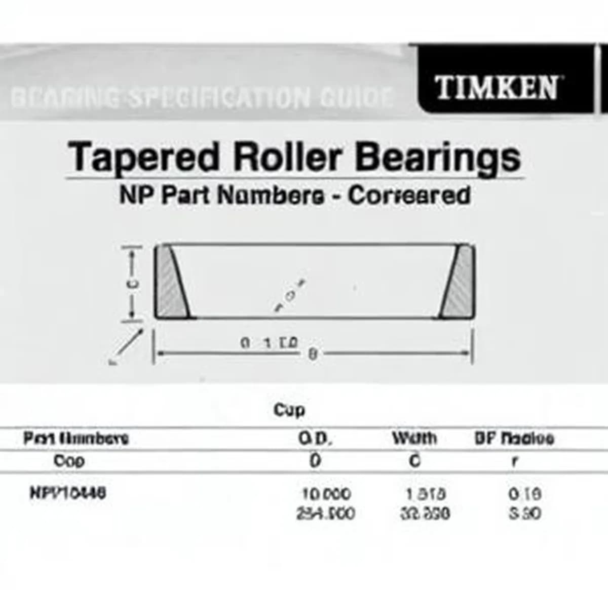TIMKEN NP715448-TIMKEN - Image 1