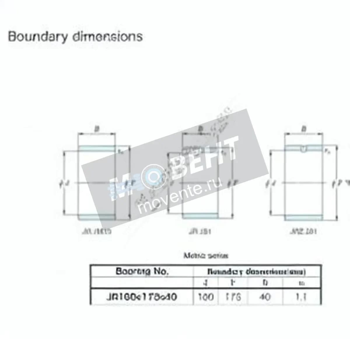 JTEKT JR160X175X40-JTEKT - Image 1