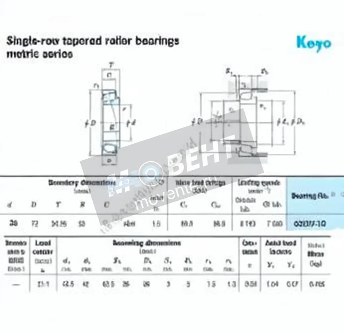 JTEKT 32207-1R-JTEKT - Image 1