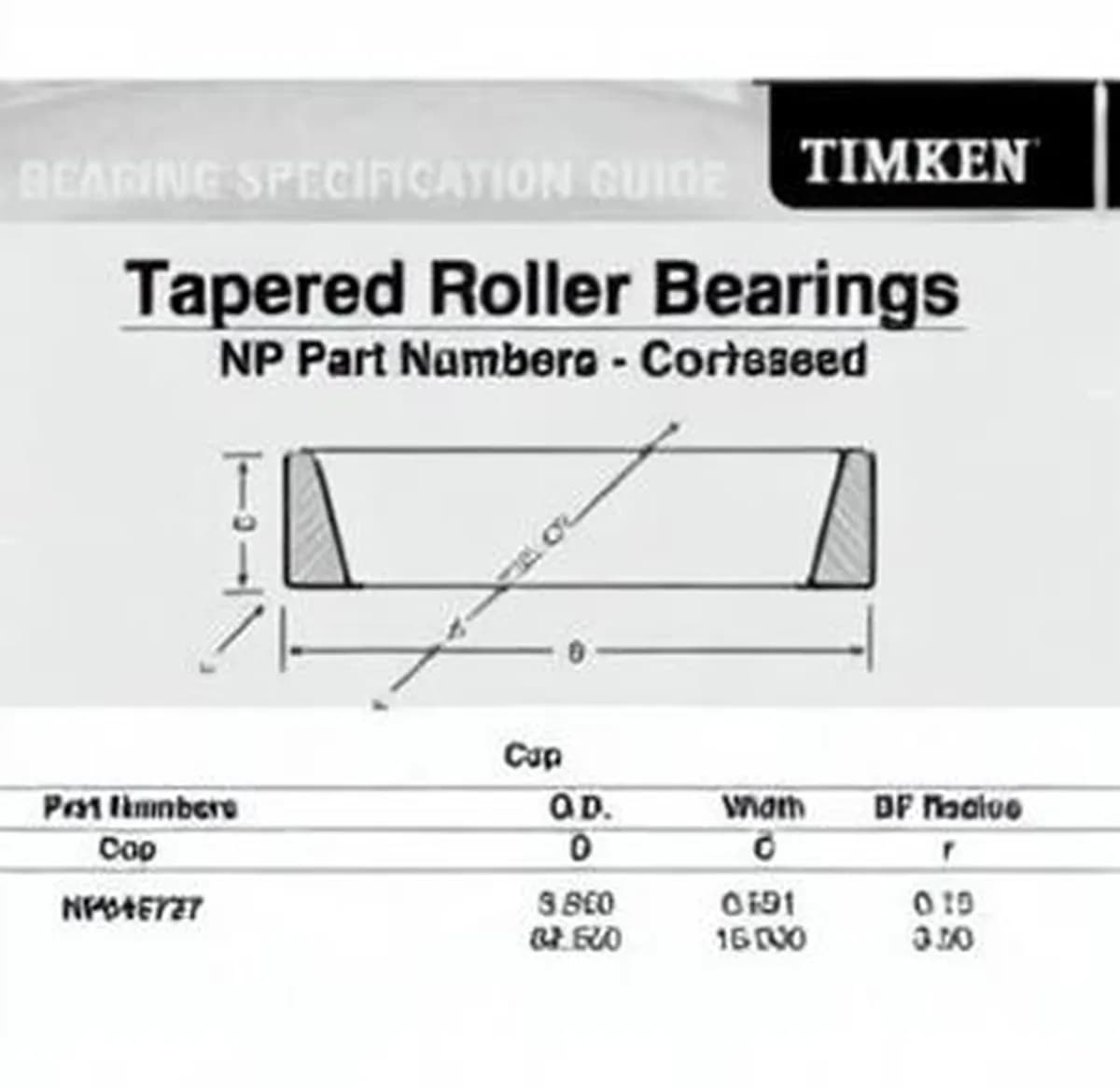 TIMKEN NP945727-TIMKEN - Image 1