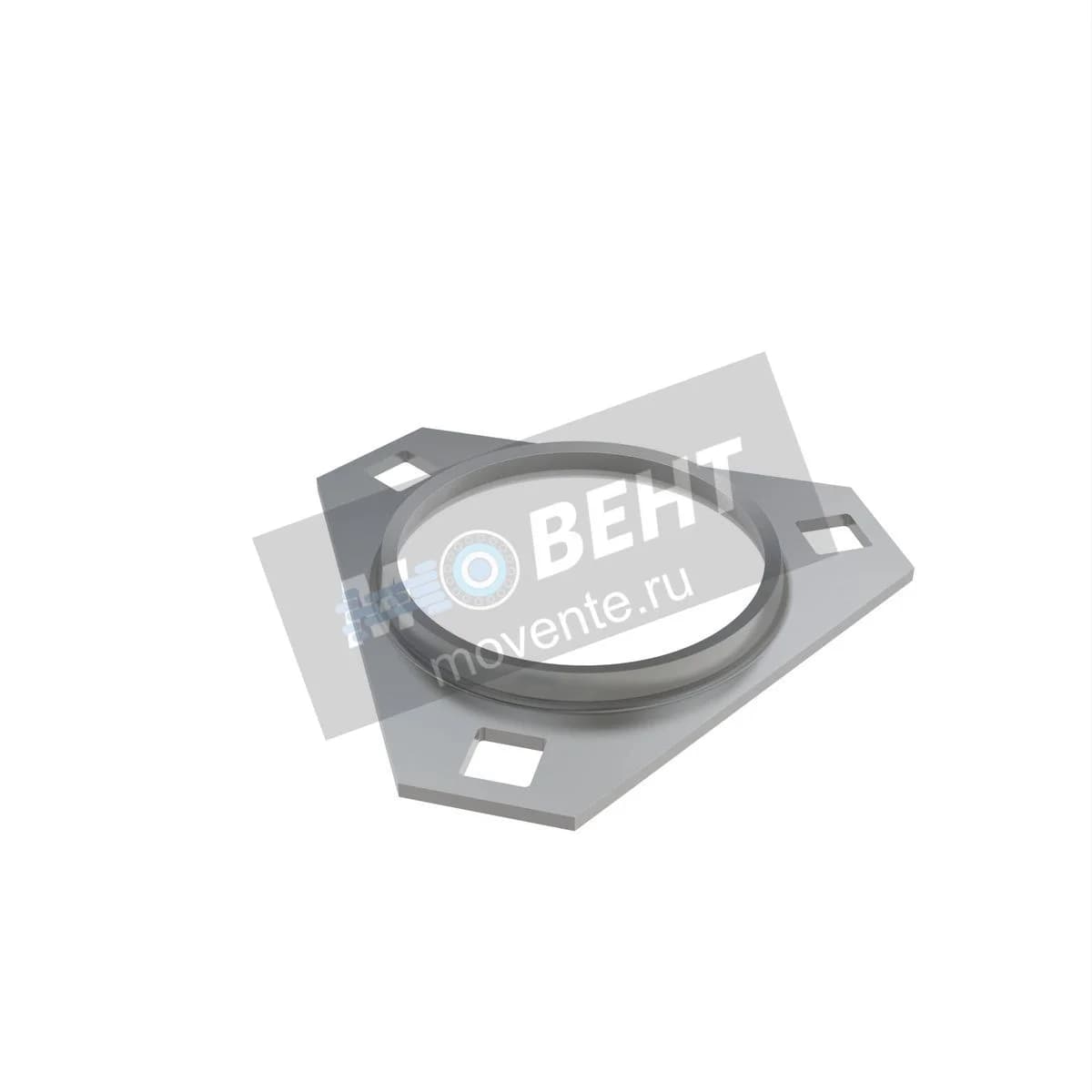 KK25490: Фланцевый корпус подшипника с 3 отверстиями