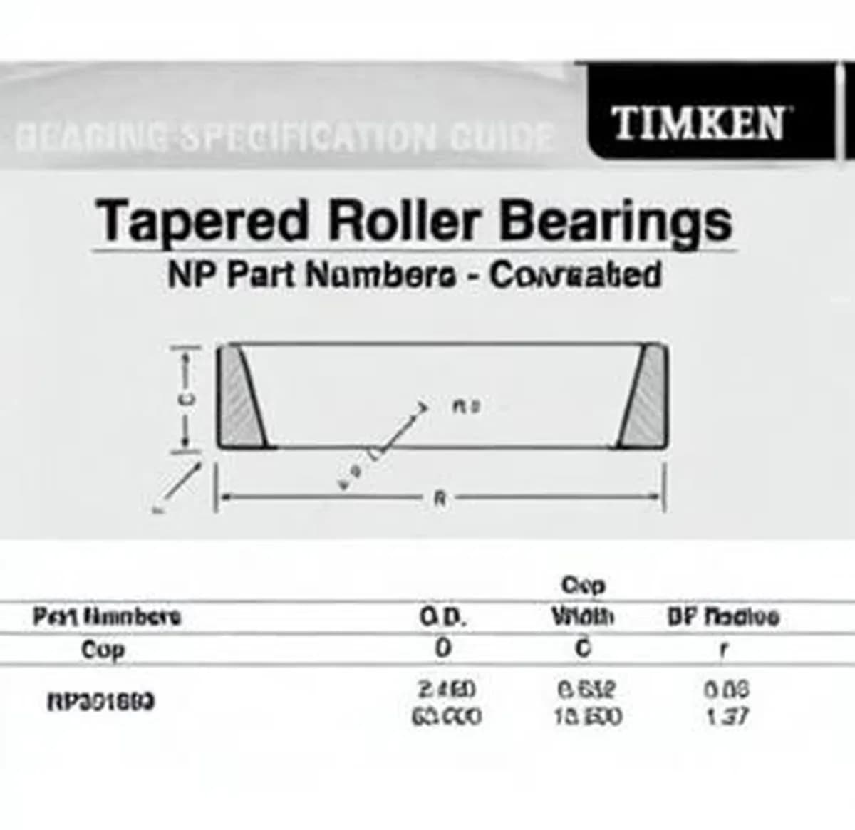 TIMKEN NP331809-TIMKEN - Image 1