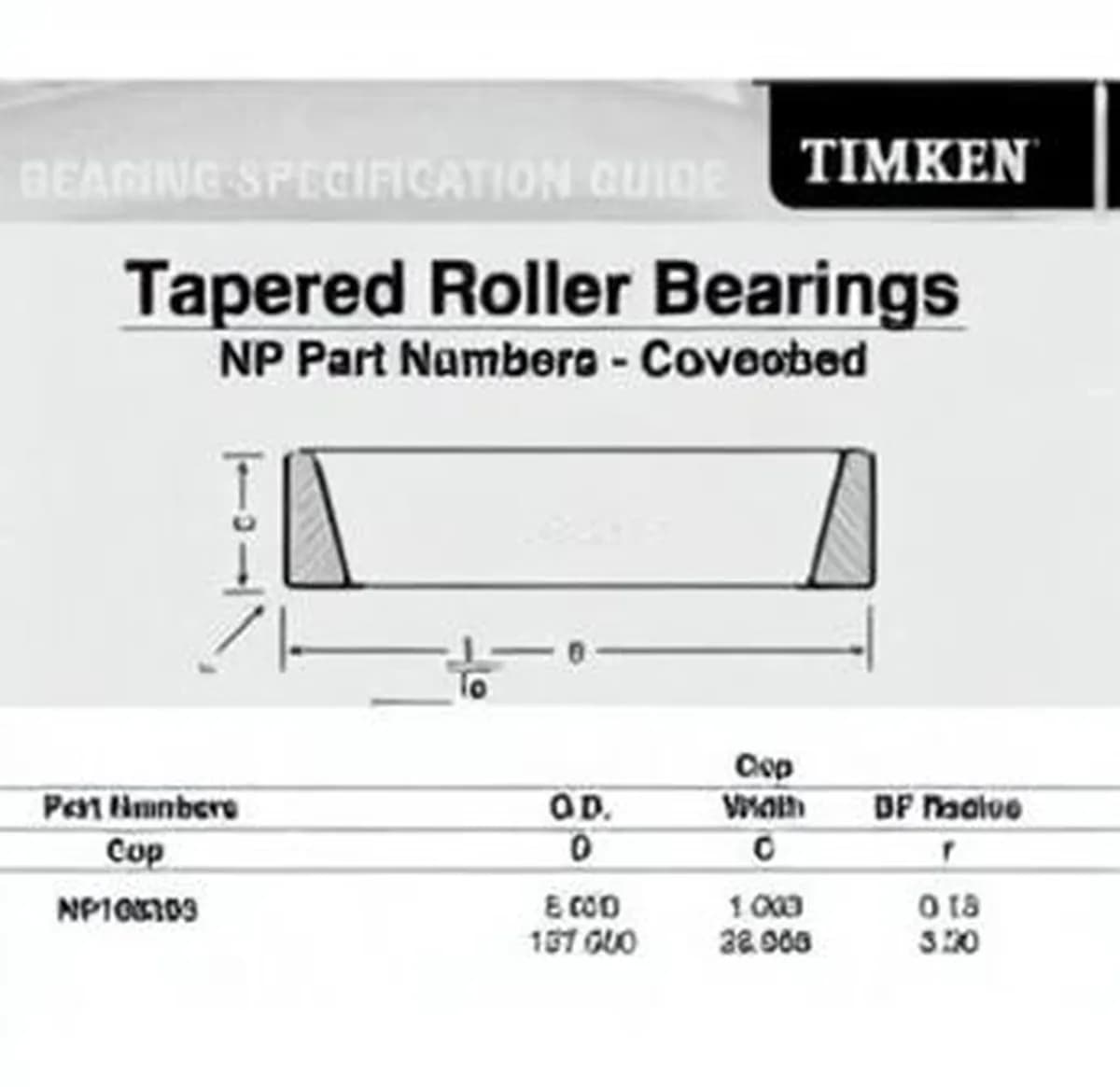 TIMKEN NP188393-TIMKEN - Image 1