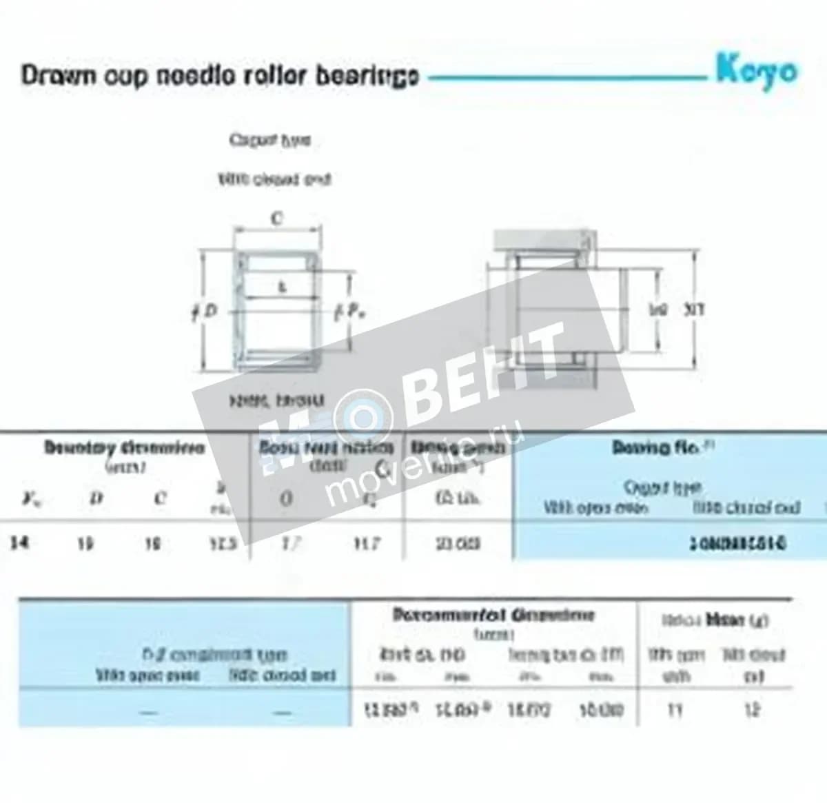 JTEKT 14MKM1916-JTEKT - Image 1