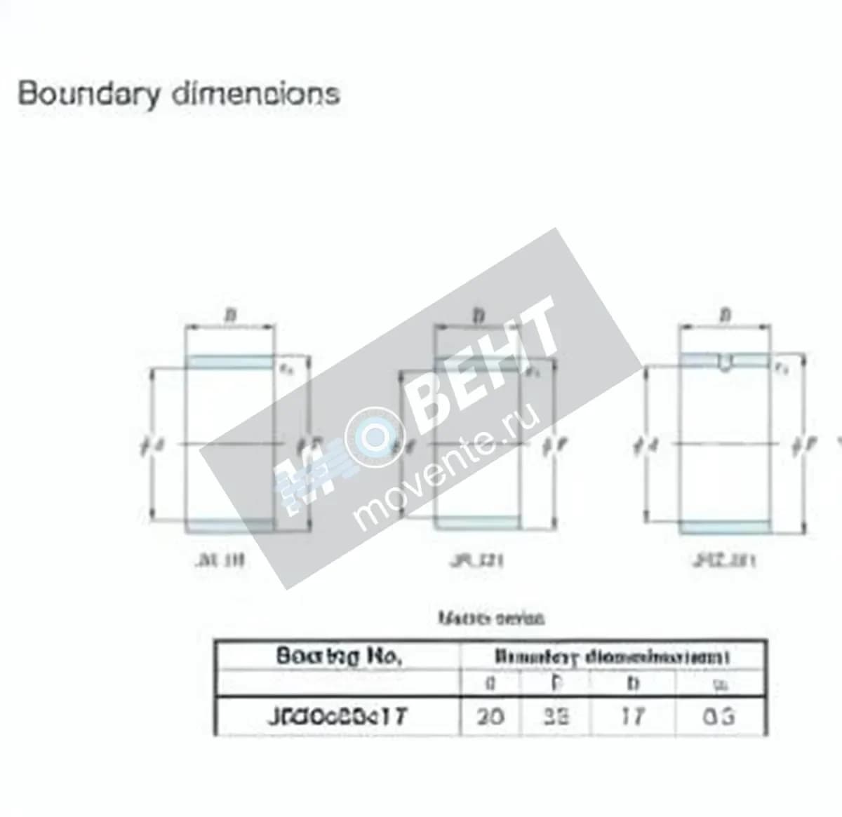 JTEKT JR20X25X17-JTEKT - Image 1
