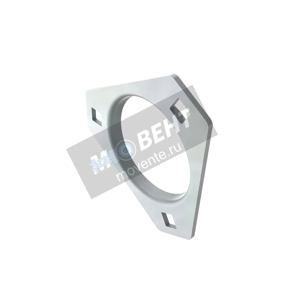 H161529: Трехотверстный фланцевый корпус подшипника