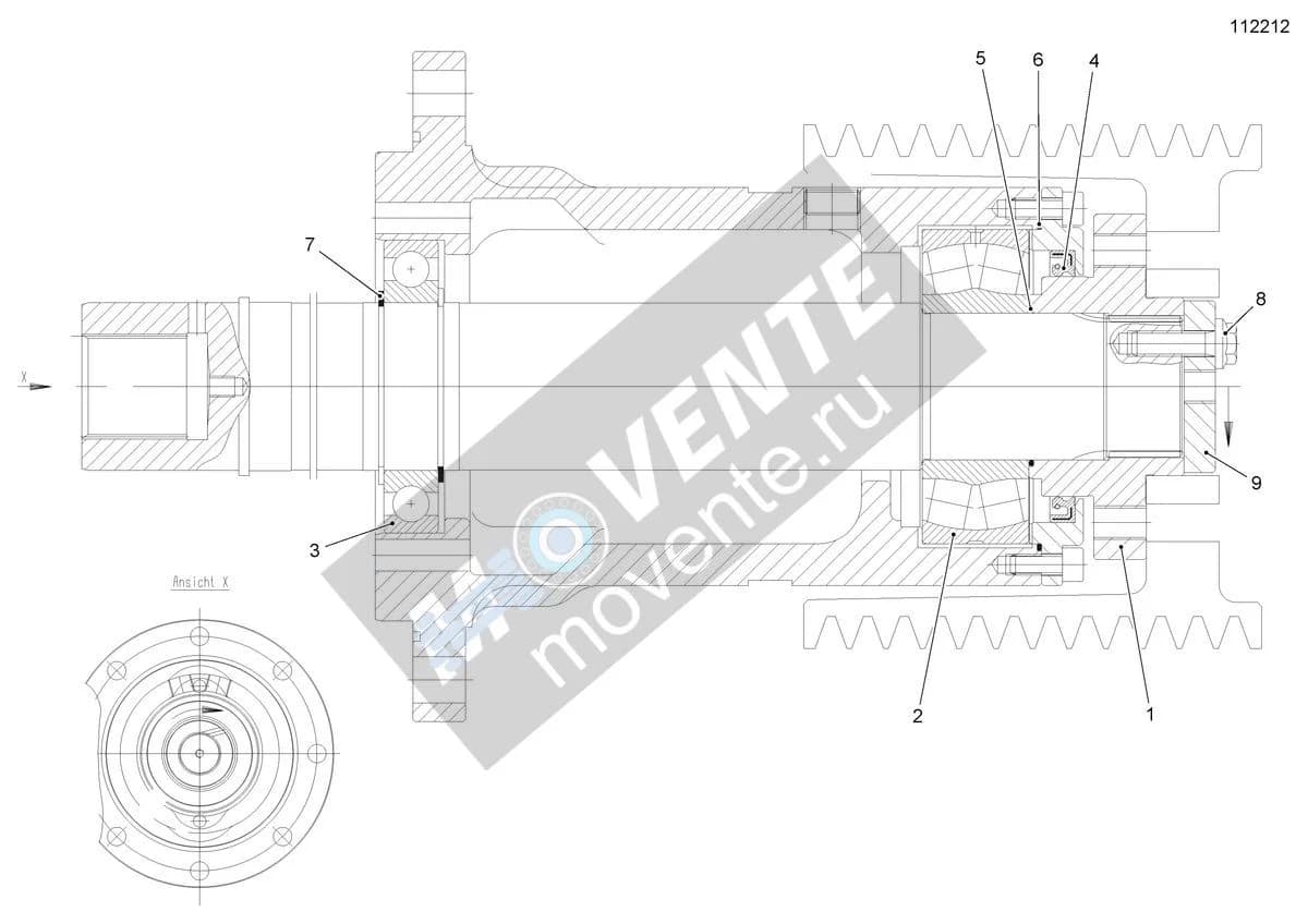 122328 подшипник Wirtgen - Image 1