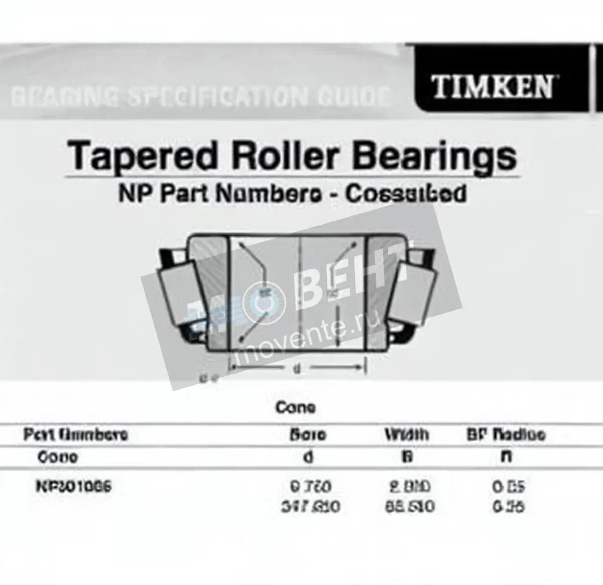 TIMKEN NP561905-TIMKEN - Image 1