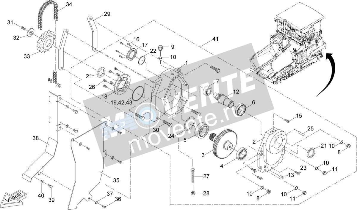 9555110720 подшипник Vögele - Image 1