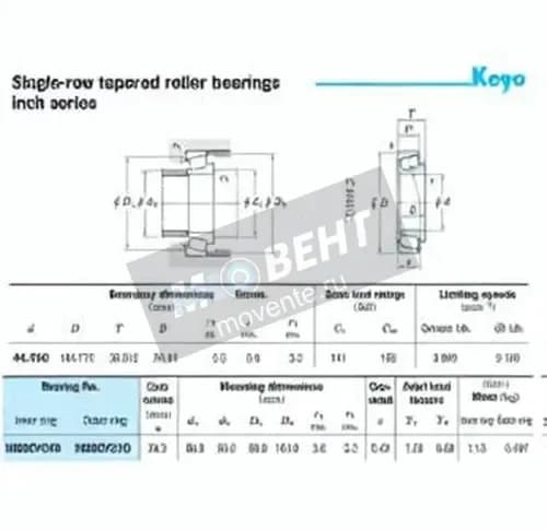 JTEKT HM807040-HM807010-JTEKT - Image 1