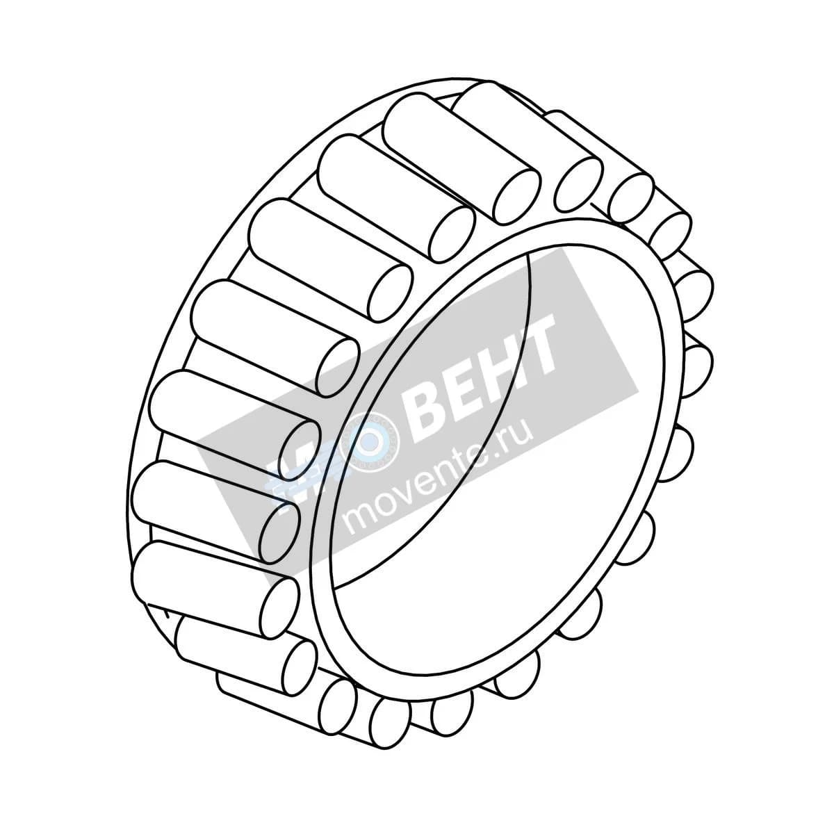 AZ51620: Внутреннее кольцо конического роликоподшипника
