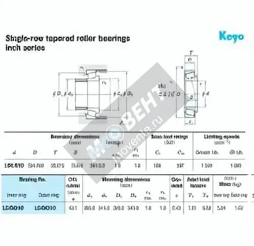 JTEKT L540049-L540010-JTEKT - Image 1