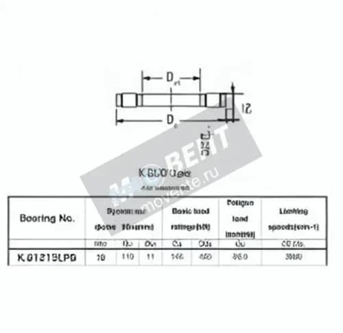 JTEKT K.81215LPB-JTEKT - Image 1