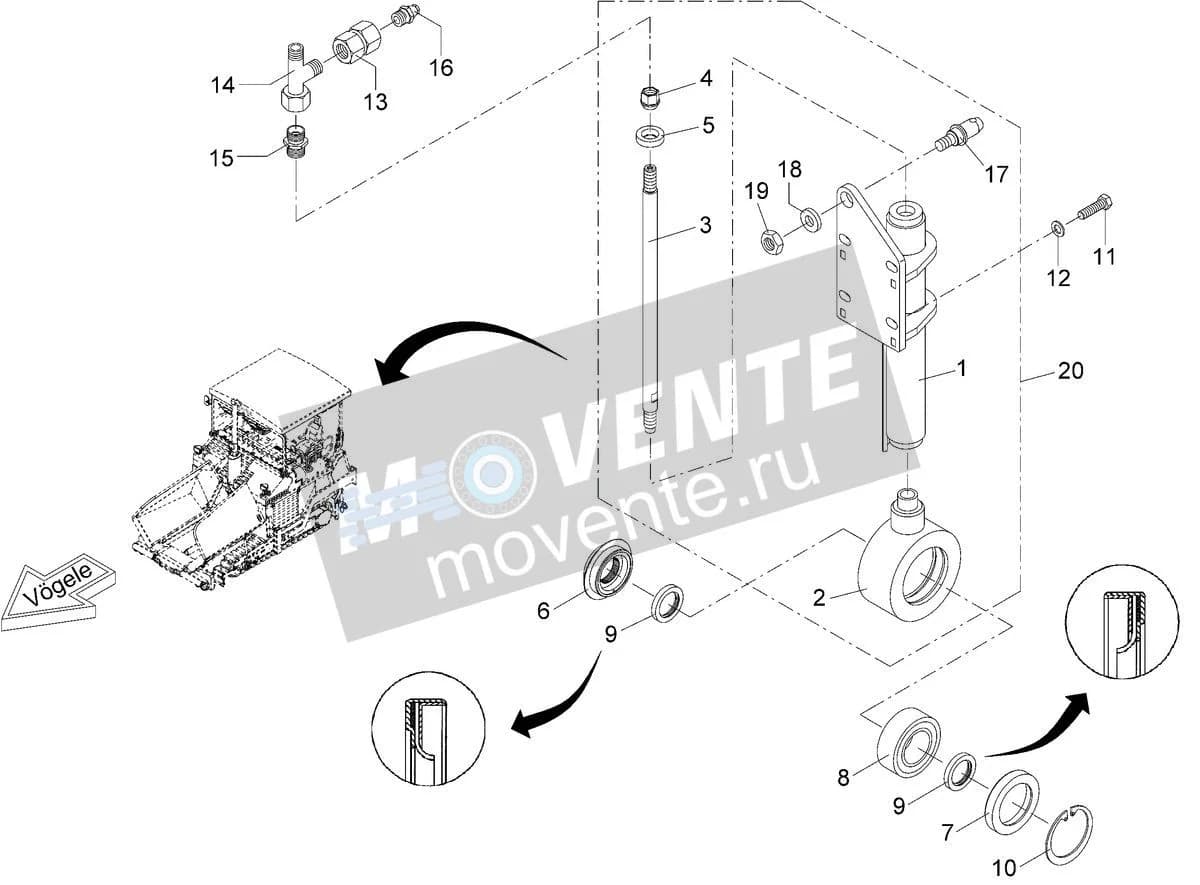 4611402201 подшипник Vögele - Image 1