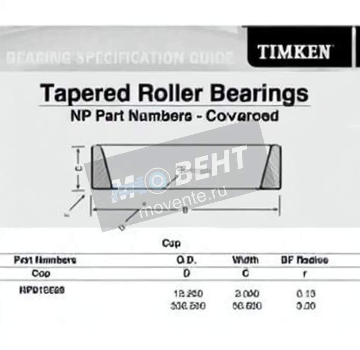 TIMKEN NP813528-TIMKEN - Image 1