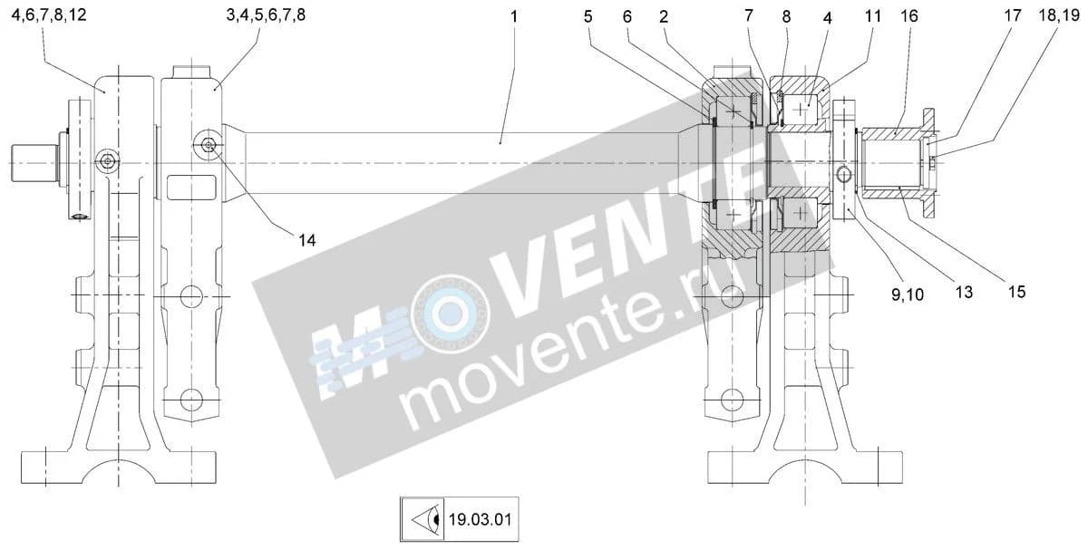 9540120635 подшипник Vögele - Image 1