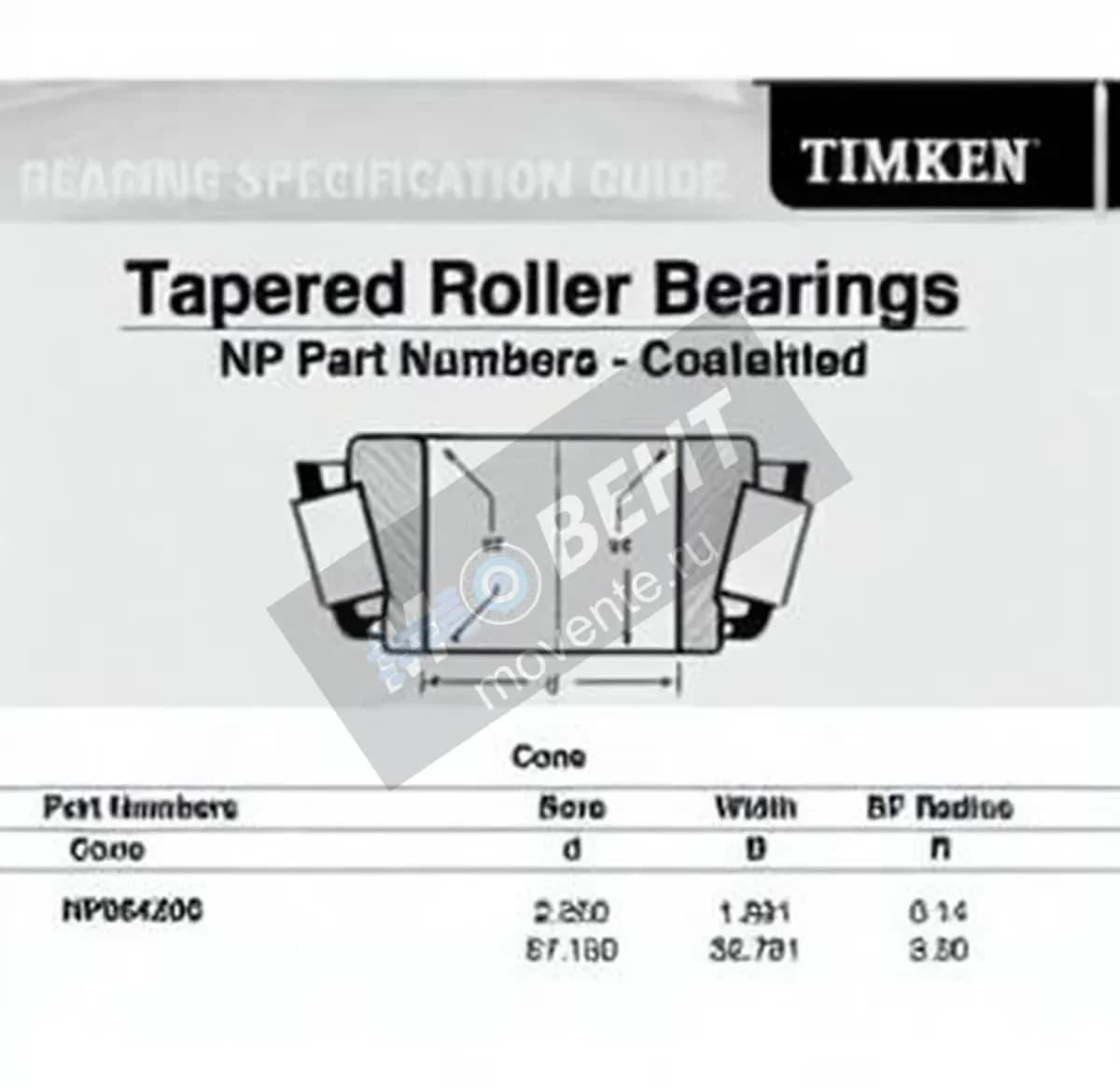 TIMKEN NP064206-TIMKEN - Image 1