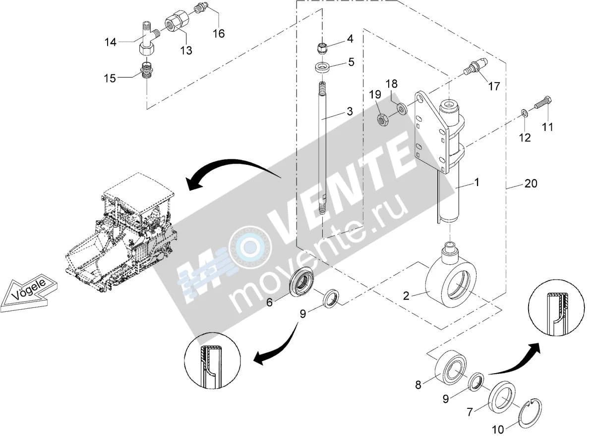 4611402198 подшипник Vögele - Image 1