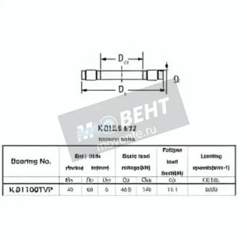 JTEKT K.81108TVP-JTEKT - Image 1