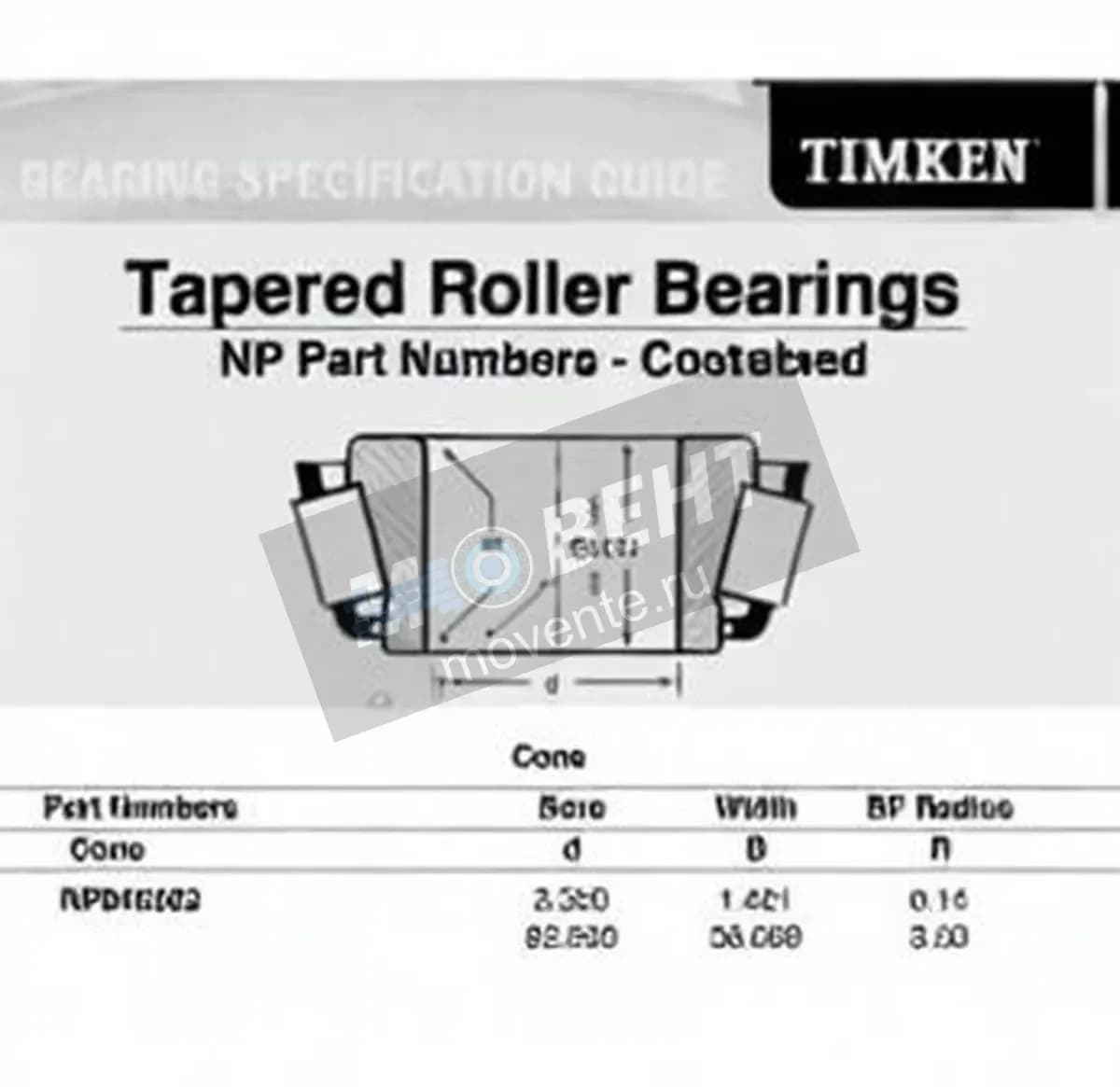 TIMKEN NP840302-TIMKEN - Image 1