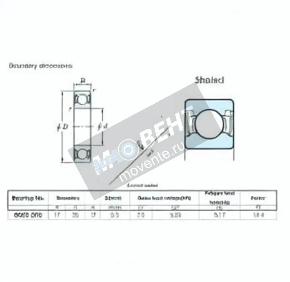 JTEKT 6003-2RS-JTEKT - Image 1