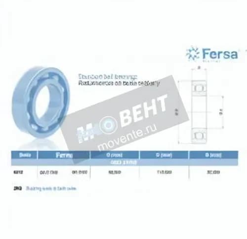 ASFERSA 6212-2RS-ASFERSA - Image 1