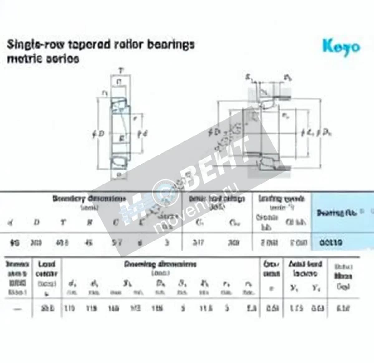 JTEKT 30319-JTEKT - Image 1