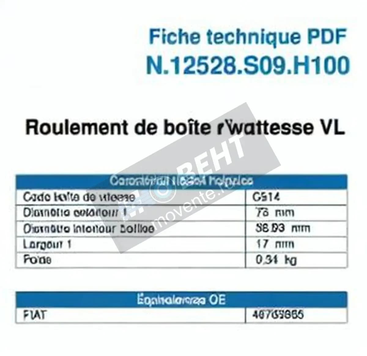 SNR N45003S03H500-SNR - Image 1