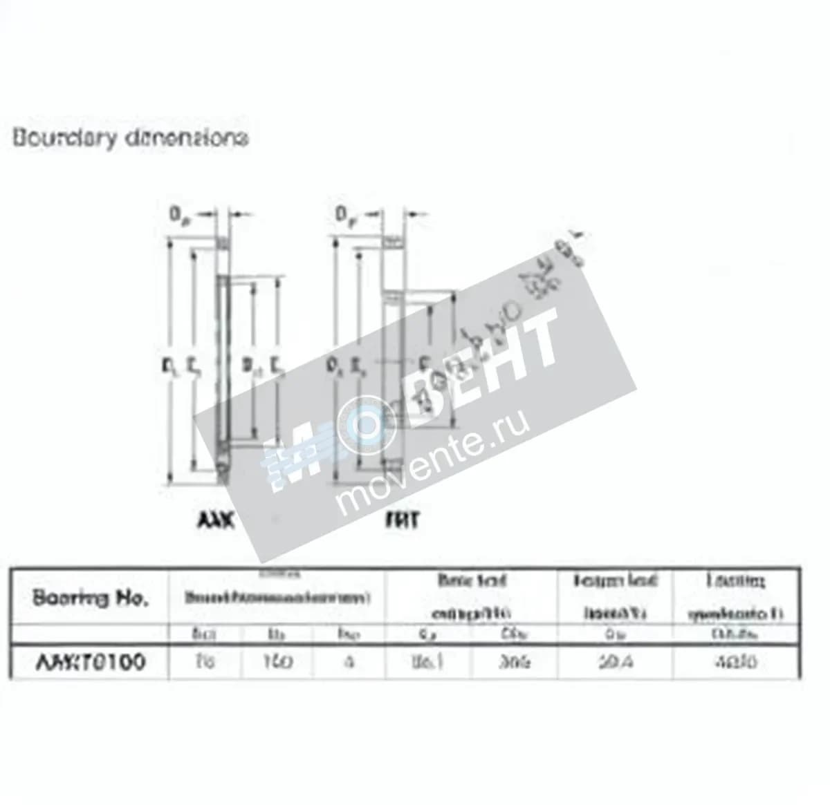 JTEKT AXK75100-JTEKT - Image 1