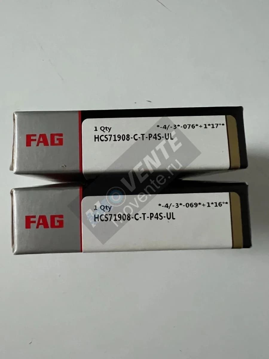Подшипник HCS71908-C-T-P4S-UL FAG GERMANY Оригинал - Image 1