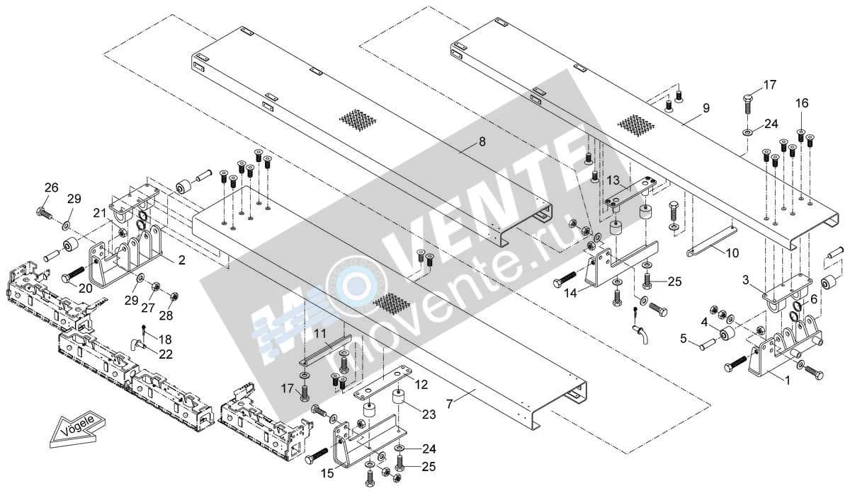 4611602170 подшипник Vögele - Image 1