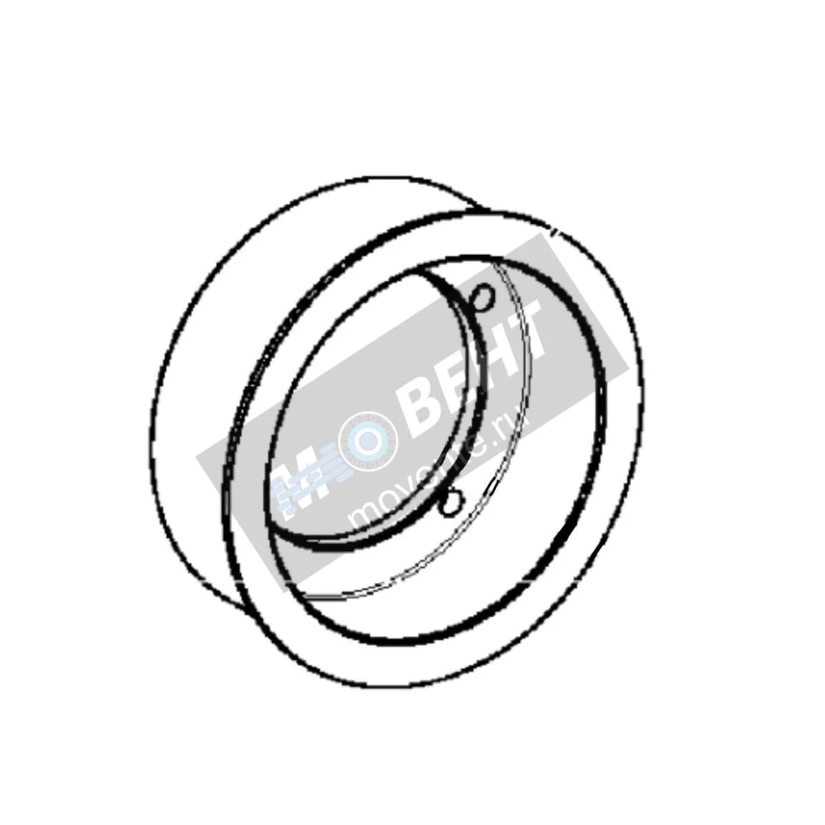 T222894: Прессованный фланцевый корпус