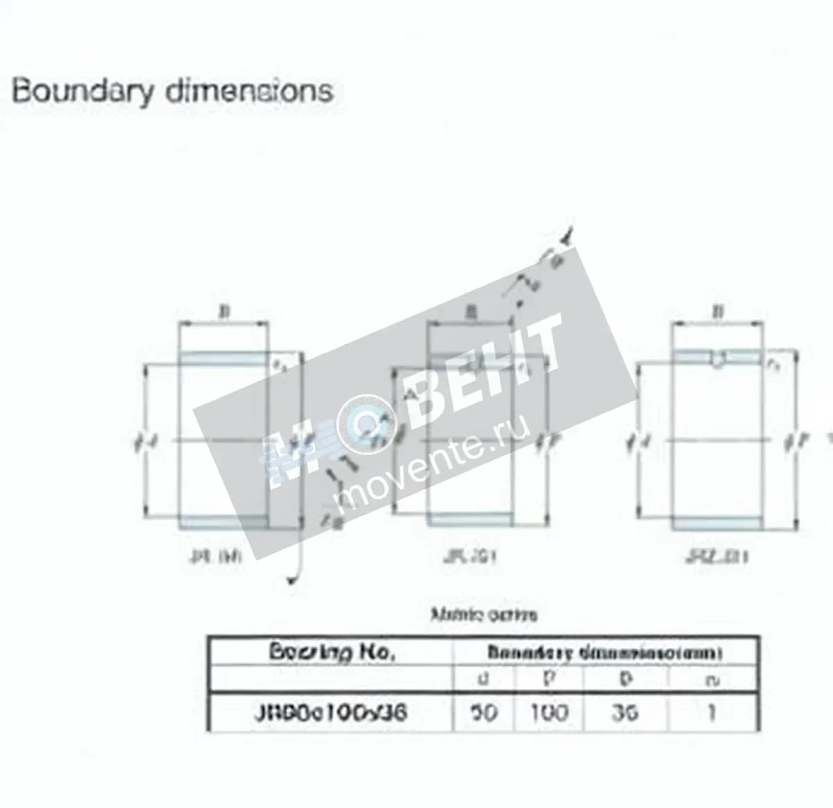 JTEKT JR90X100X36-JTEKT - Image 1