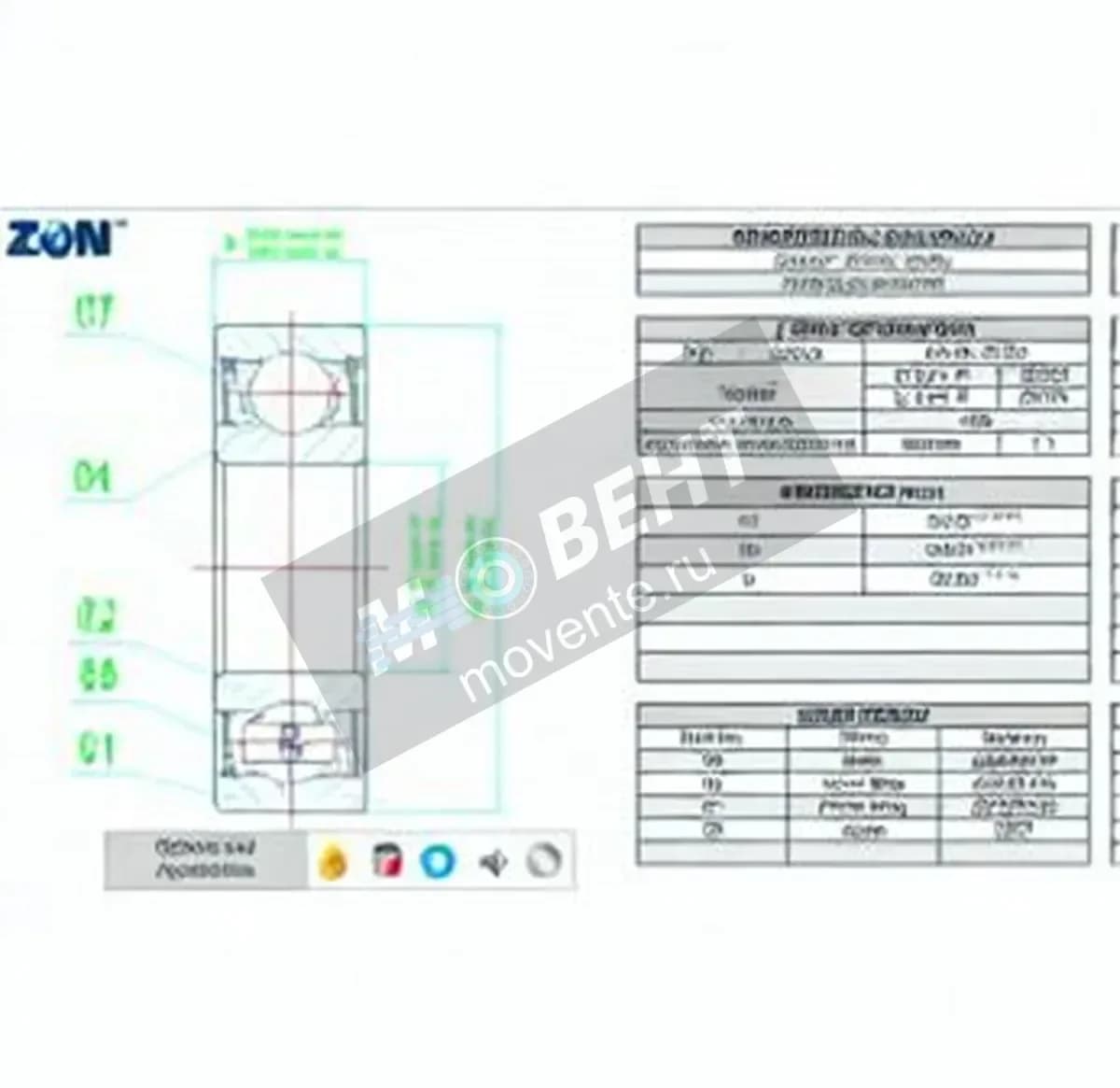 ZEN 6210-2RS-C3-ZEN - Image 1