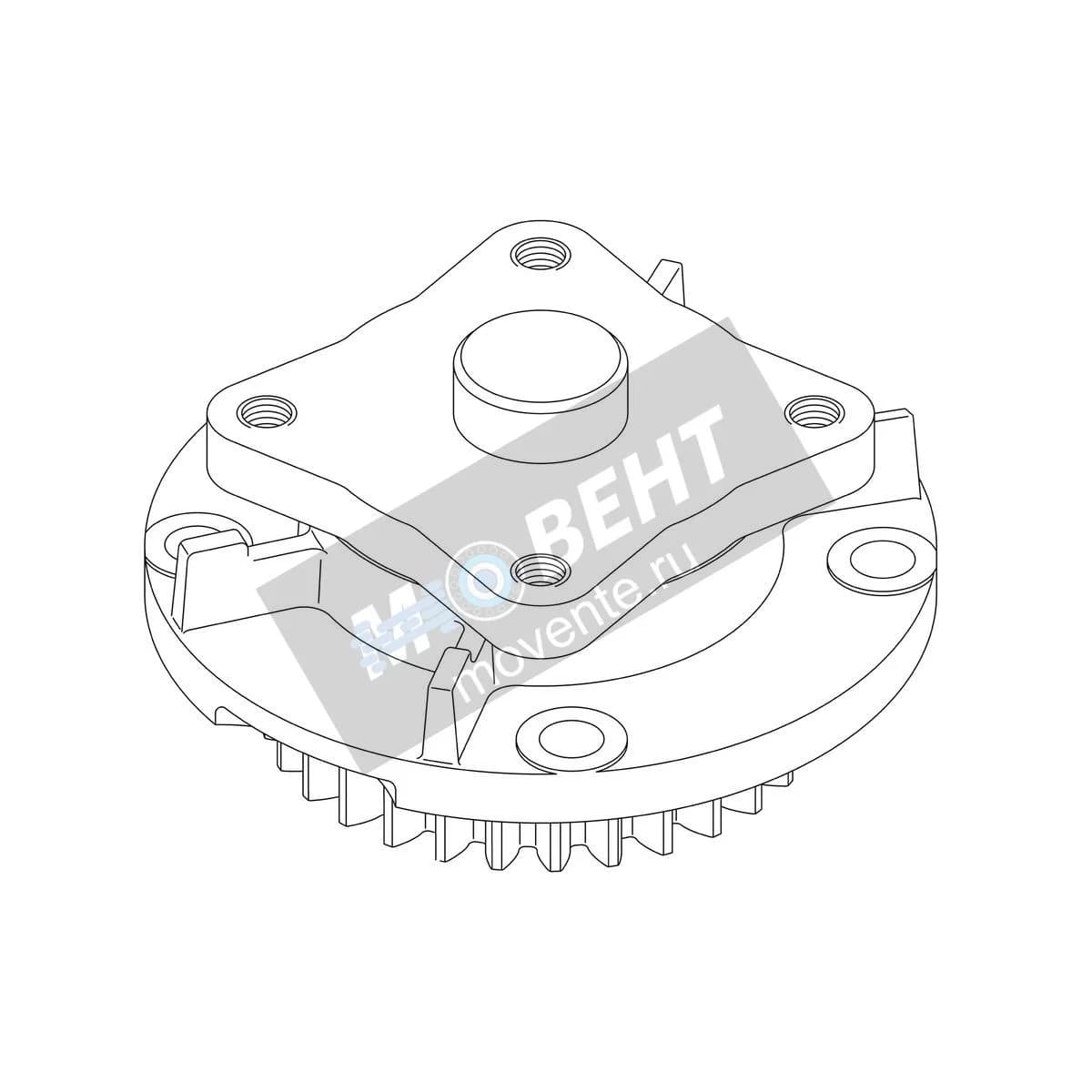 DC49300: Комплектный корпус подшипника диска