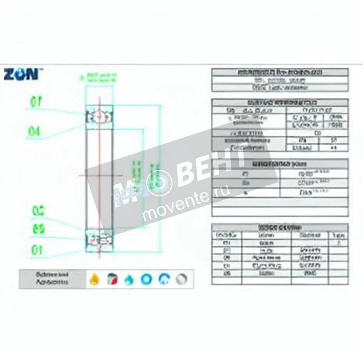 ZEN S61906-2RS-ZEN - Image 1