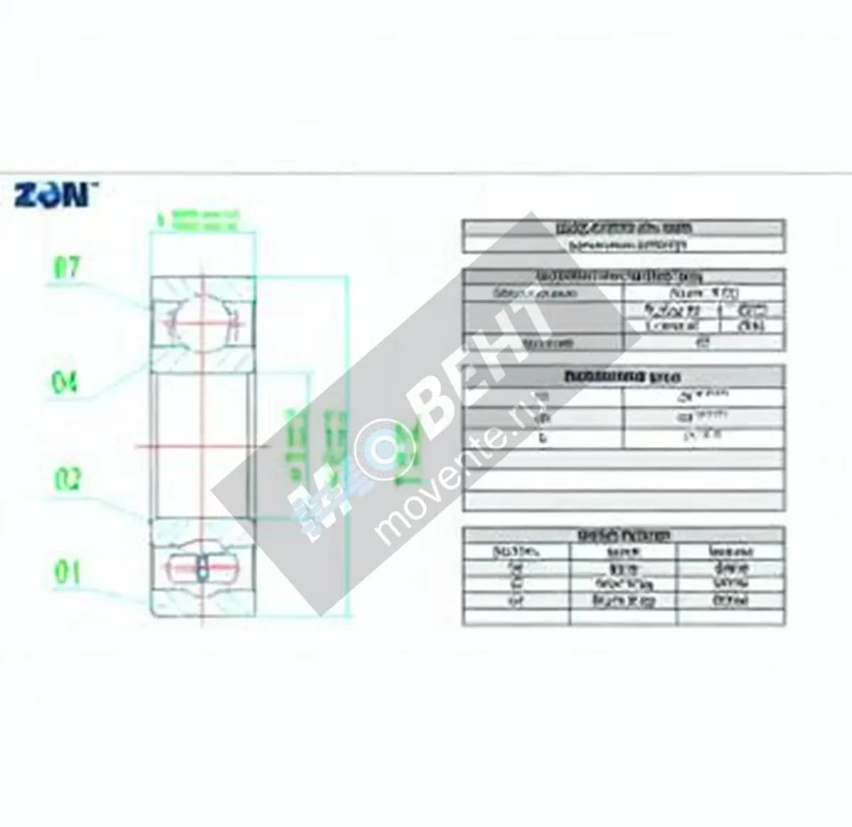 ZEN 6806-CE-SI3N4-PTFE-ZEN - Image 1