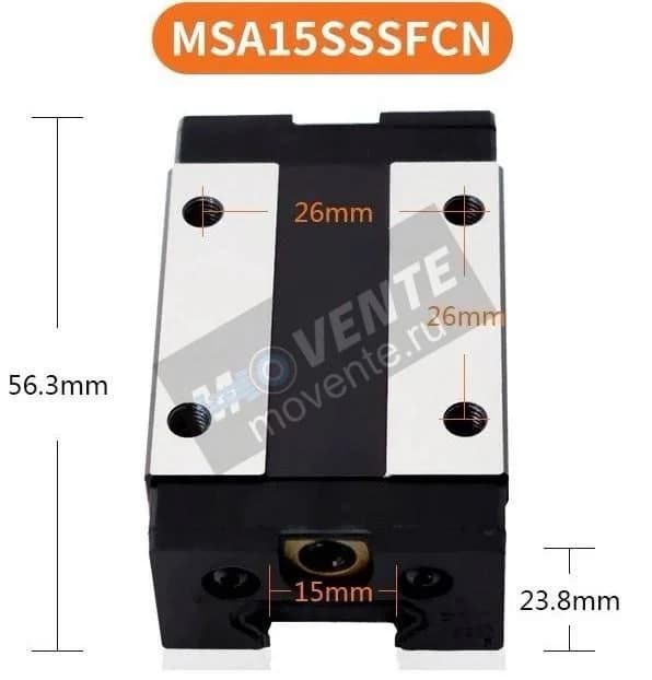 Каретка PMI MSA15SSSFCN Оригинал - Image 1