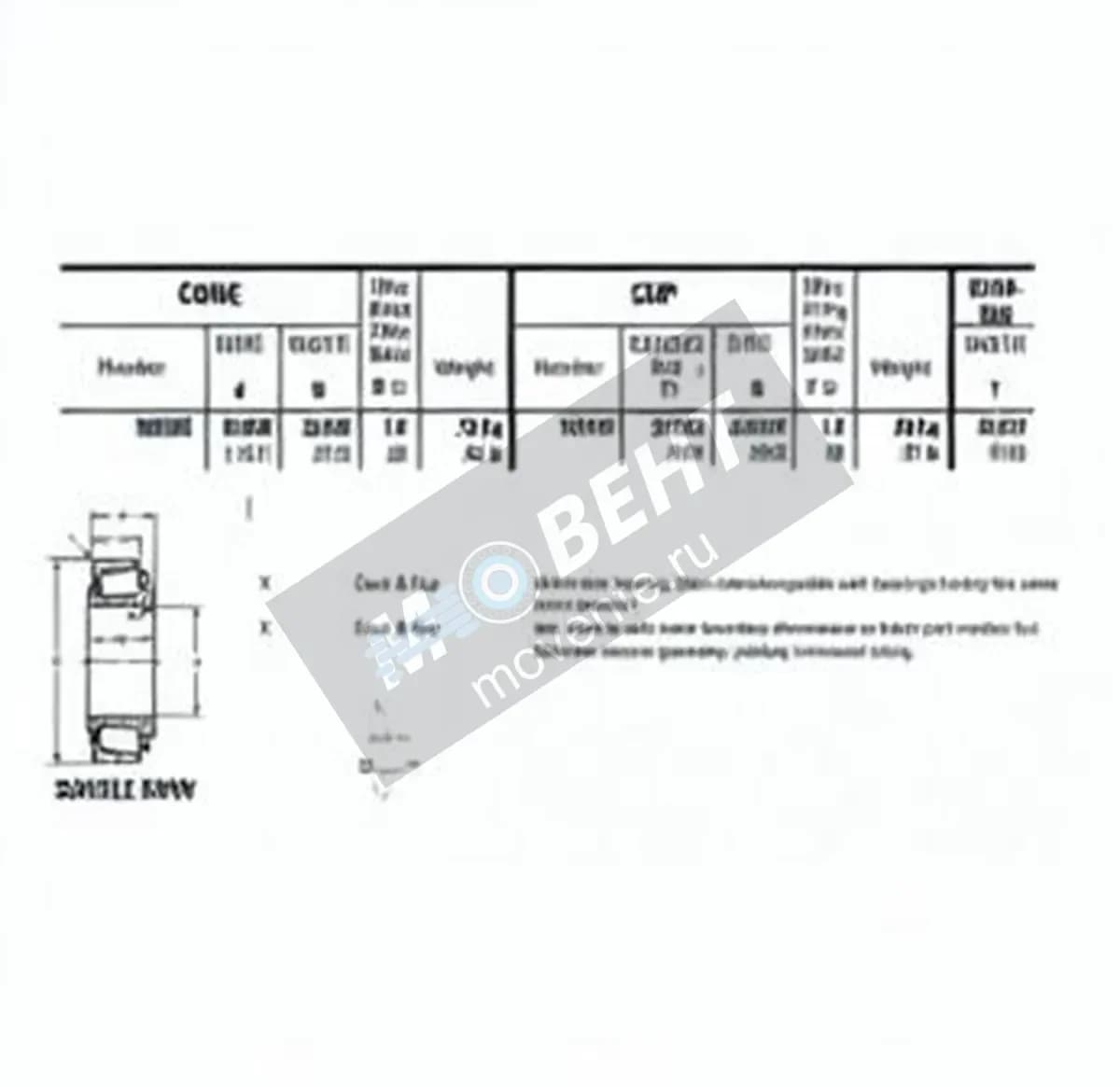 TIMKEN 15117X-15244X-TIMKEN - Image 1