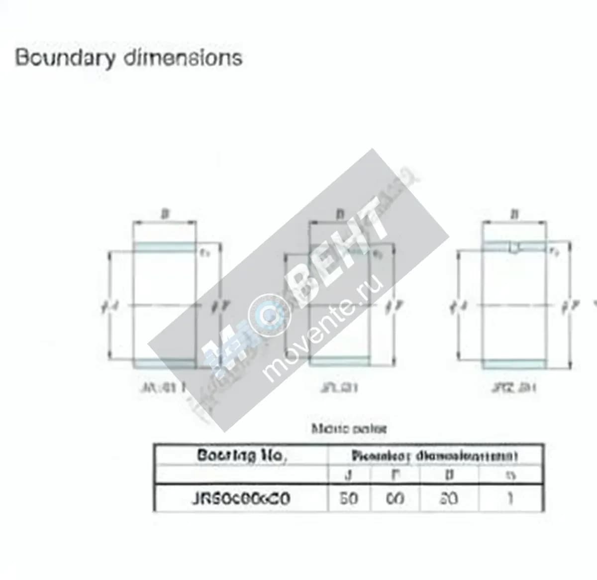 JTEKT JR50X60X20-JTEKT - Image 1