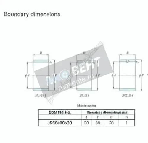 JTEKT JR50X60X20-JTEKT - Image 1