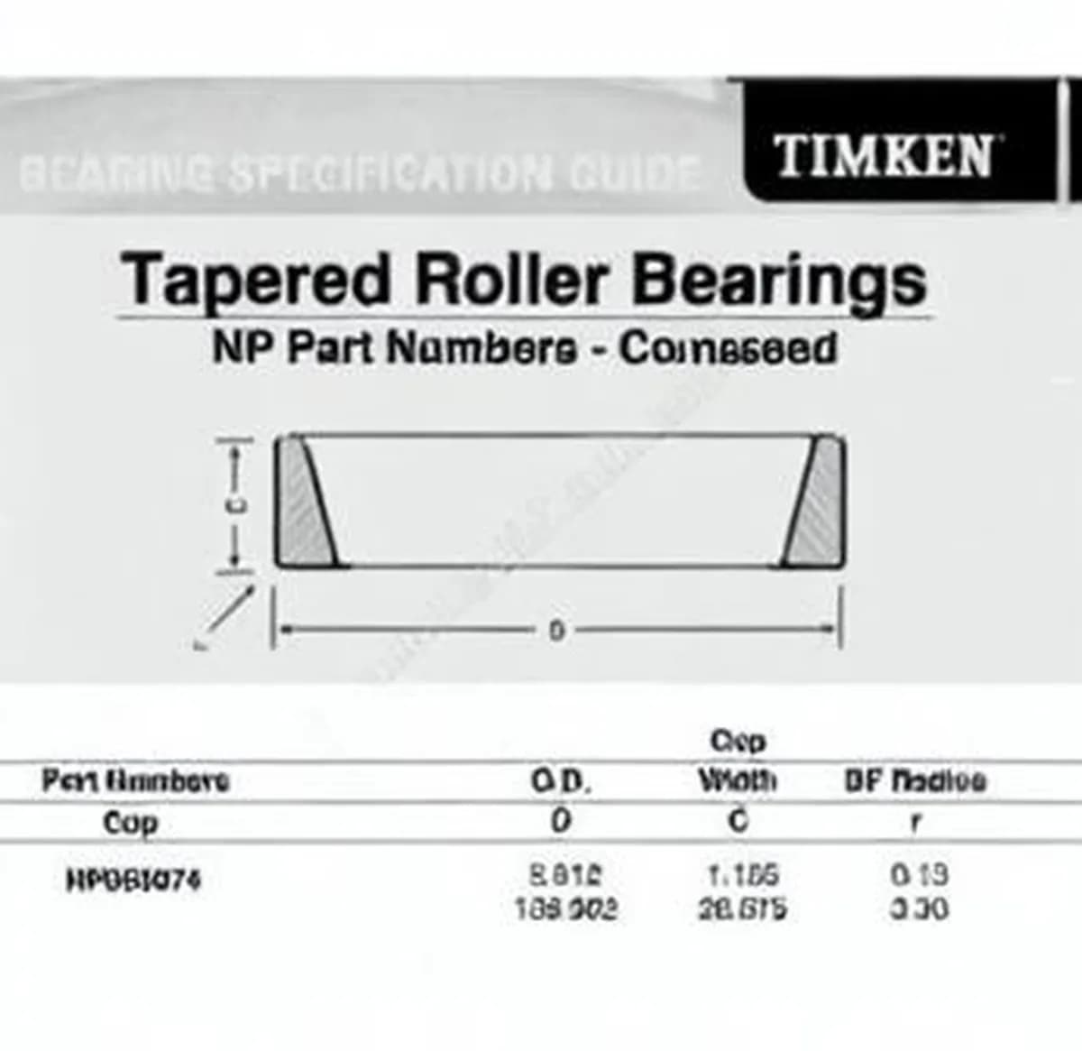 TIMKEN NP053874-TIMKEN - Image 1