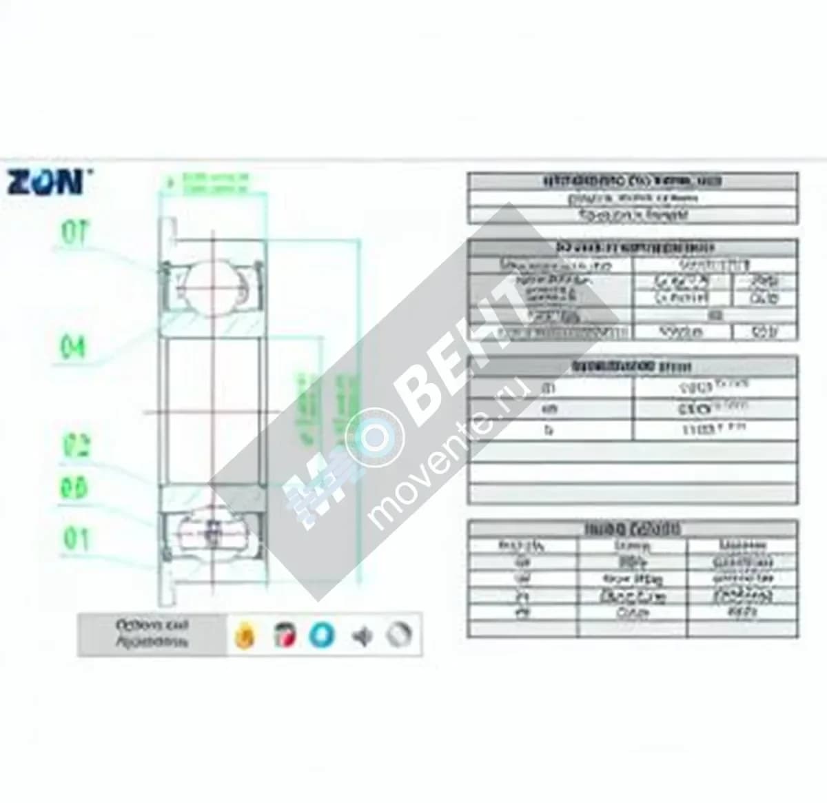 ZEN F6202-2RS-ZEN - Image 1