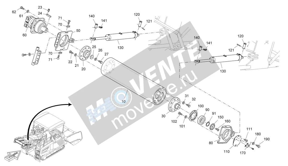 2157406 подшипник Vögele - Image 1